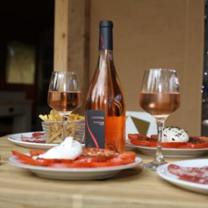 Petit repas commandé au Snack du Camping du Lac de Carouge